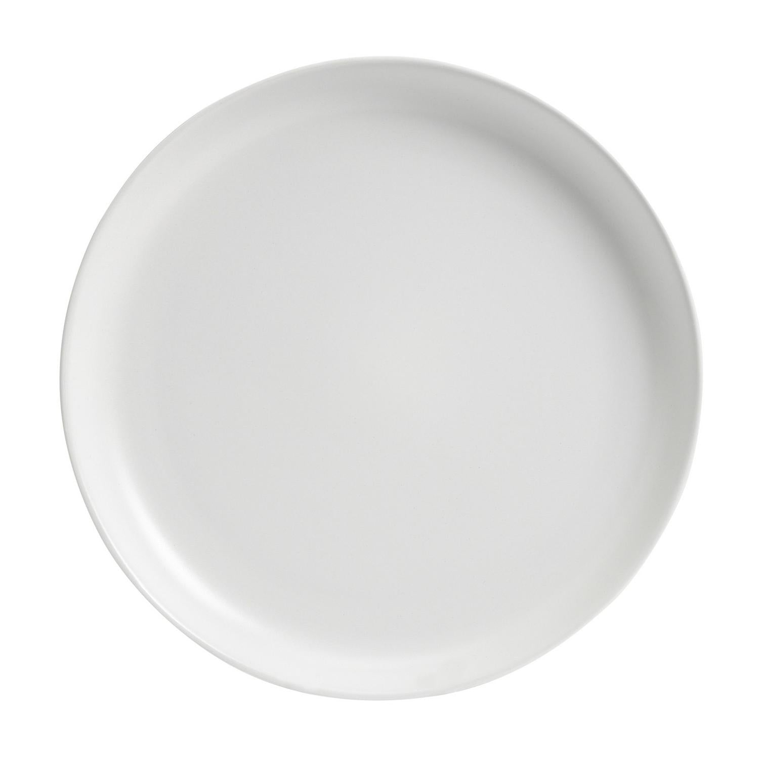 Habitat matte white stoneware dinner plate, UK version
