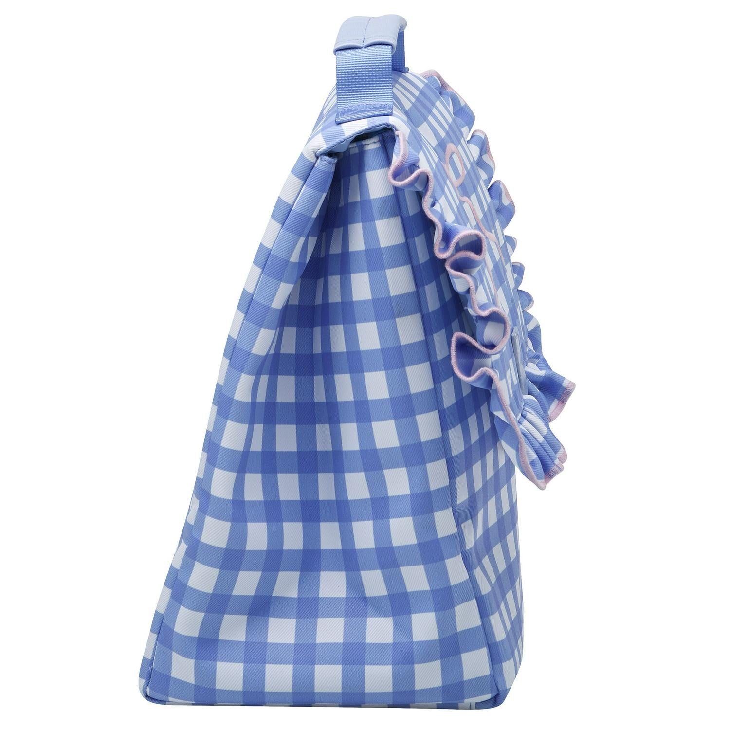 Smash gingham ribbon lunch bag - British product