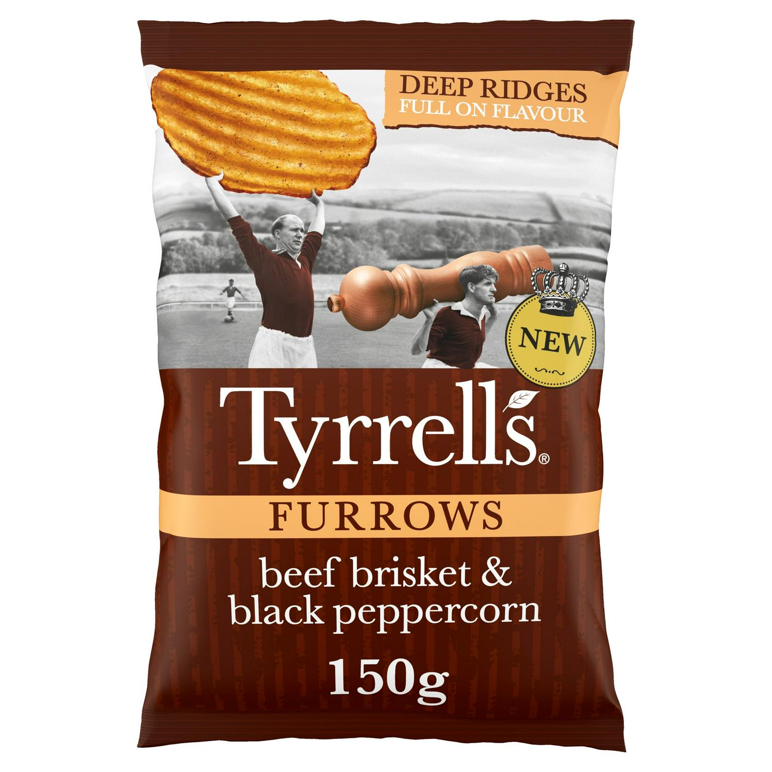 Tyrrells Beef Brisket Sharing Crisps 150g (British brand)