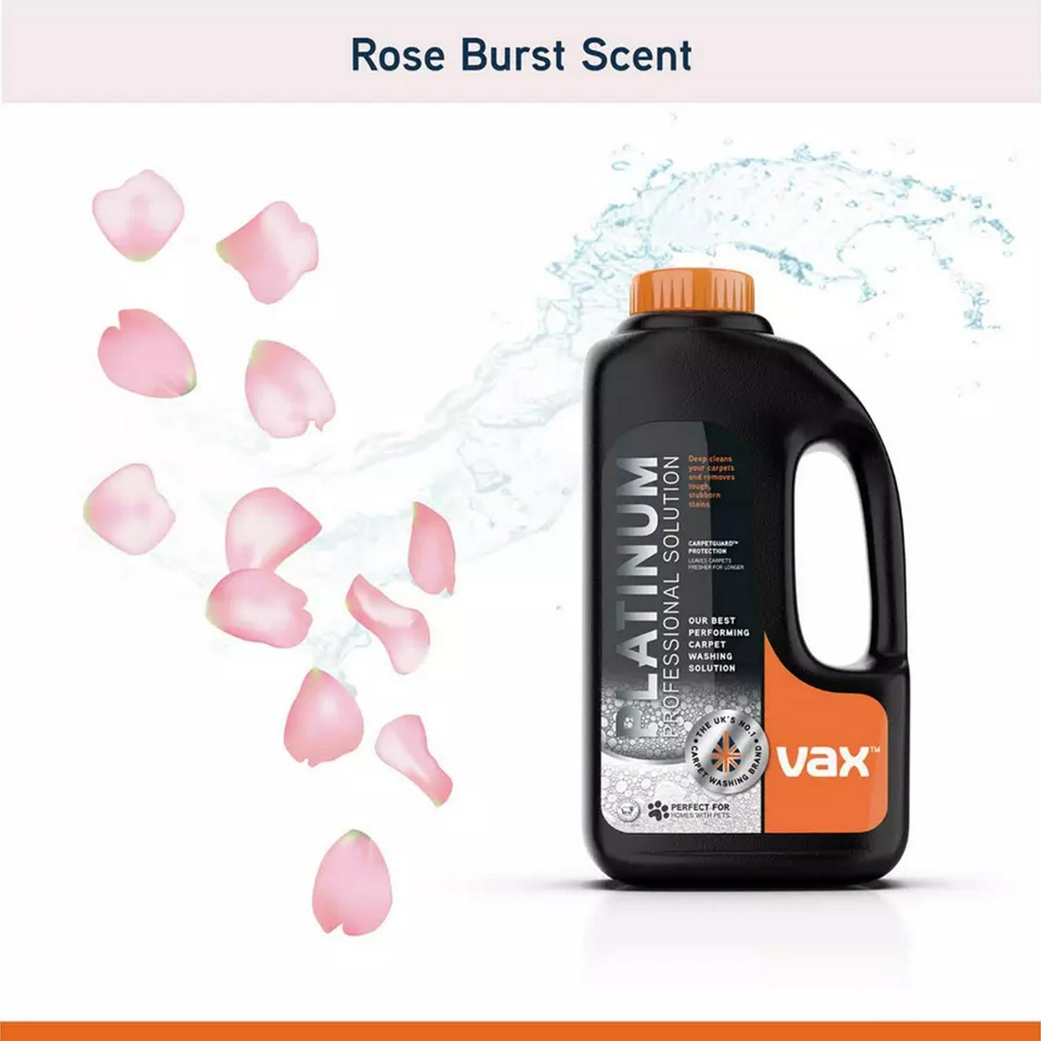 Vax Platinum Carpet Cleaning Solution 1.5L (British brand)