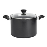 Habitat 24cm aluminum stock pot with tempered glass lid, UK version
