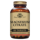 Solgar Magnesium Citrate Tablets 60 count (British brand)
