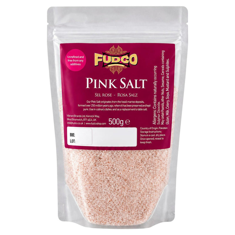Fudco Himalayan Pink Salt 500g - British product