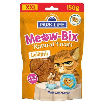 Sainsburys Park Life Meow Bix Gullfisk-smak Kattegodbiter 150g - Kjøp på nett hos McGrocer