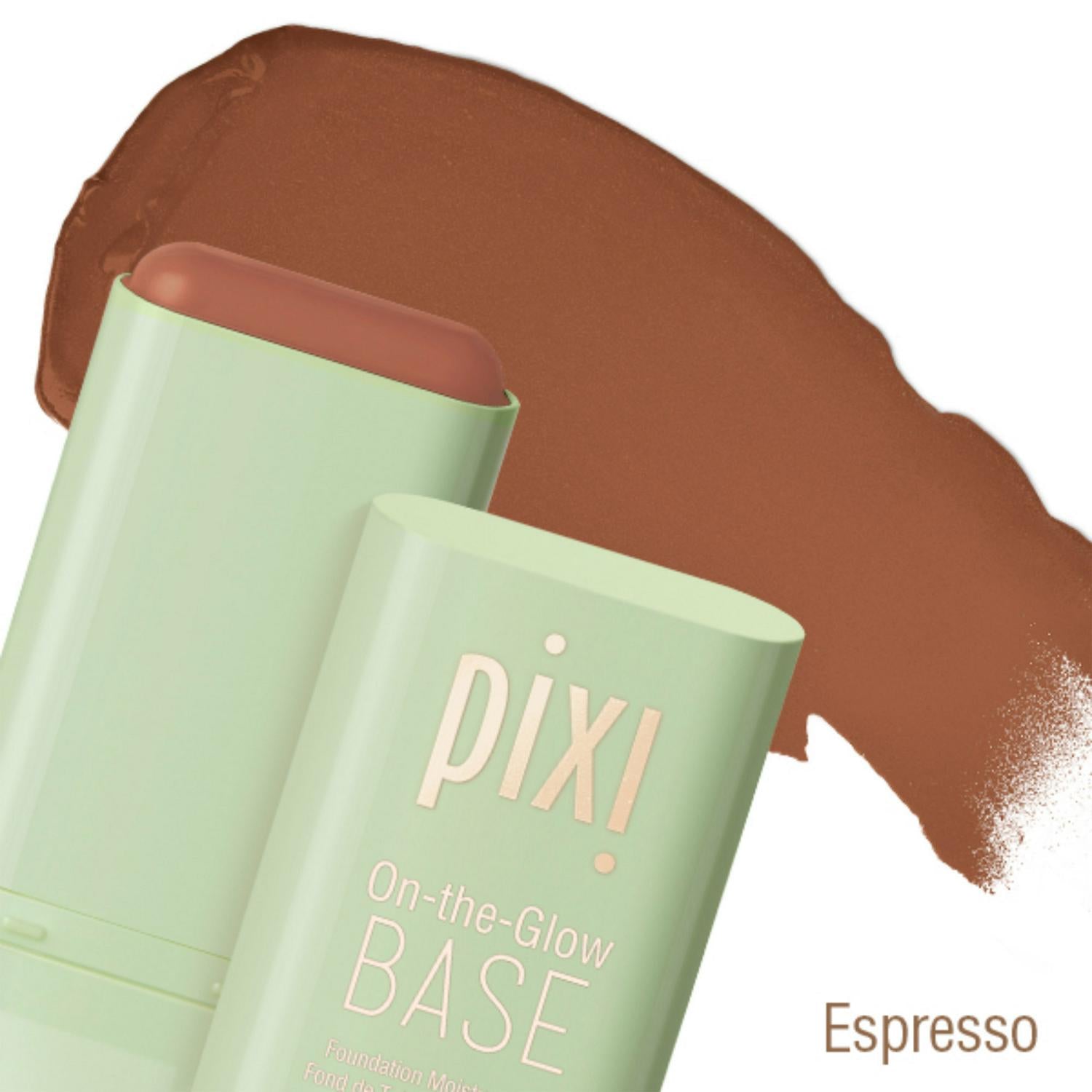 Pixi On-the-Glow Foundation Stick Espresso 19g, imported from the UK