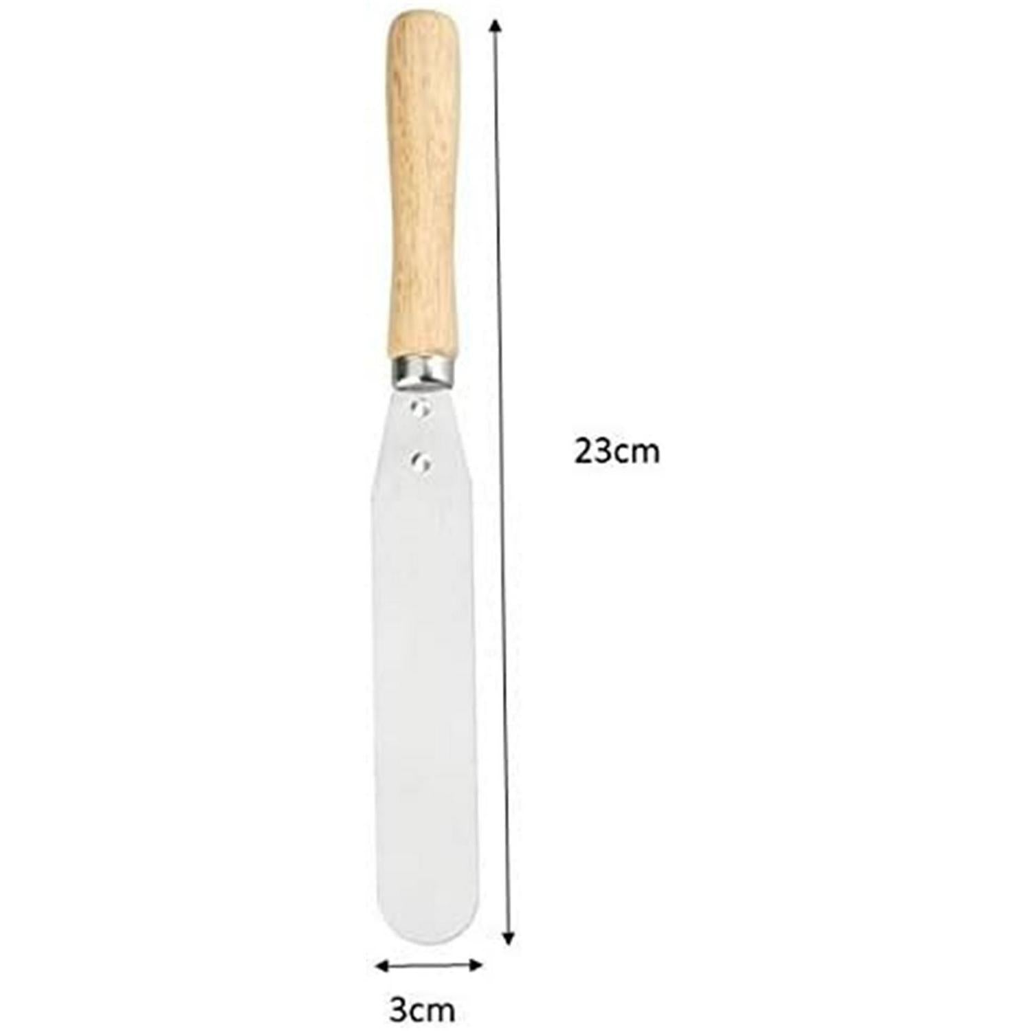 Tala palette knife featuring stainless steel and wood handle (British brand)