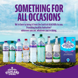 Highland Spring Sparkling Spring Water 6x1L multipack bottles, UK version