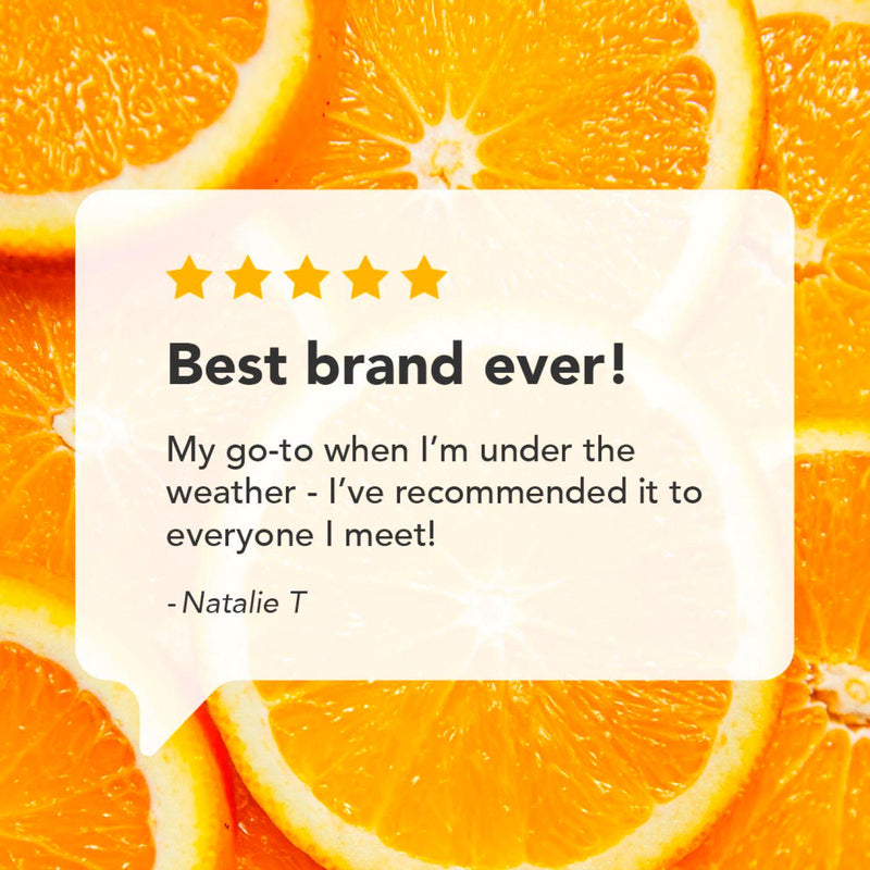 Zooki Vitamin C citrus orange sachet 15ml (British brand)