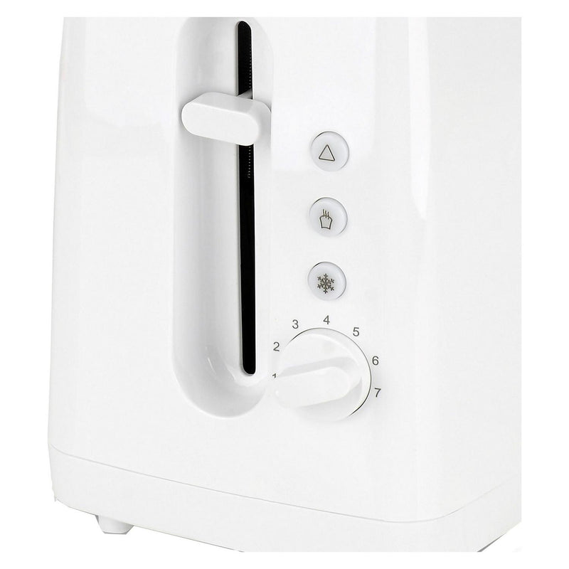 Cookworks New Basic 2 slice toaster white - British product