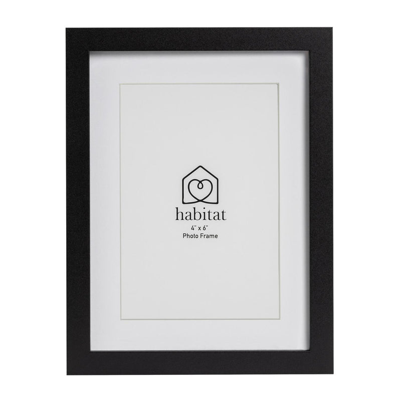 Habitat black photo frame 4x6 inch, UK version