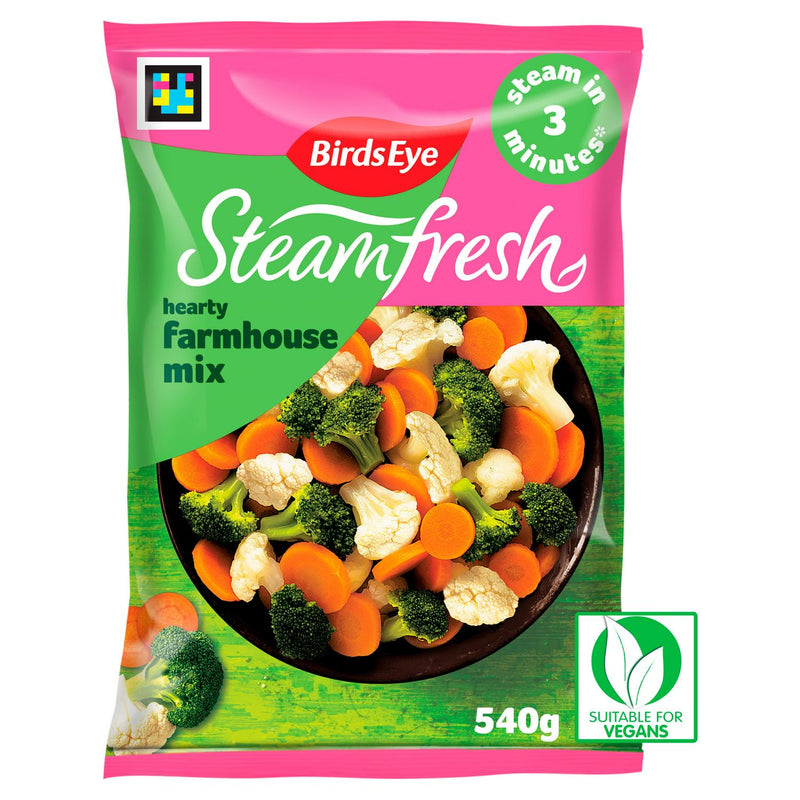 Birds Eye Steamfresh Mixed Vegetables 540g - British product
