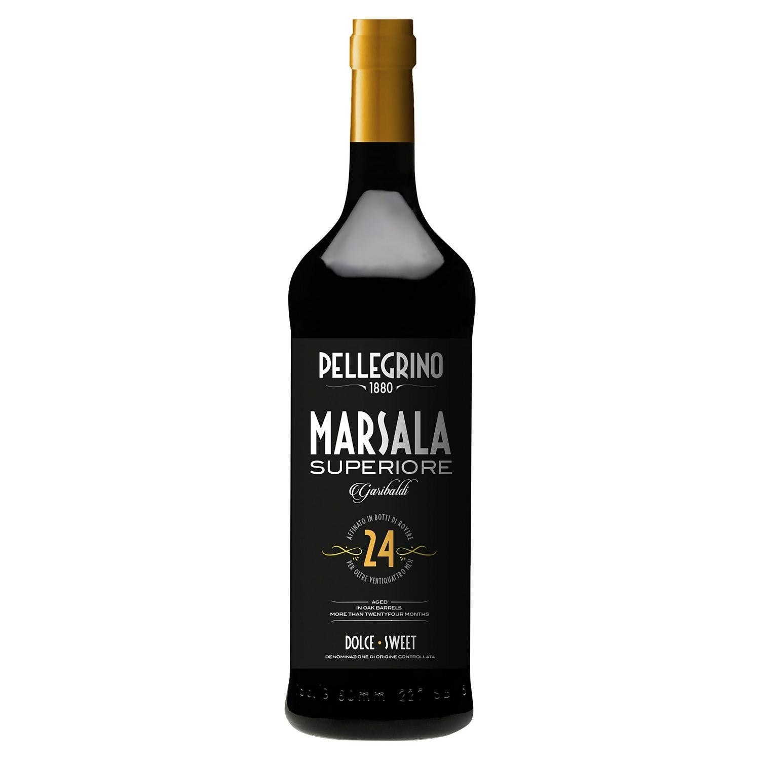 Pellegrino Marsala Garibaldi Dolce 75cl, imported from the UK
