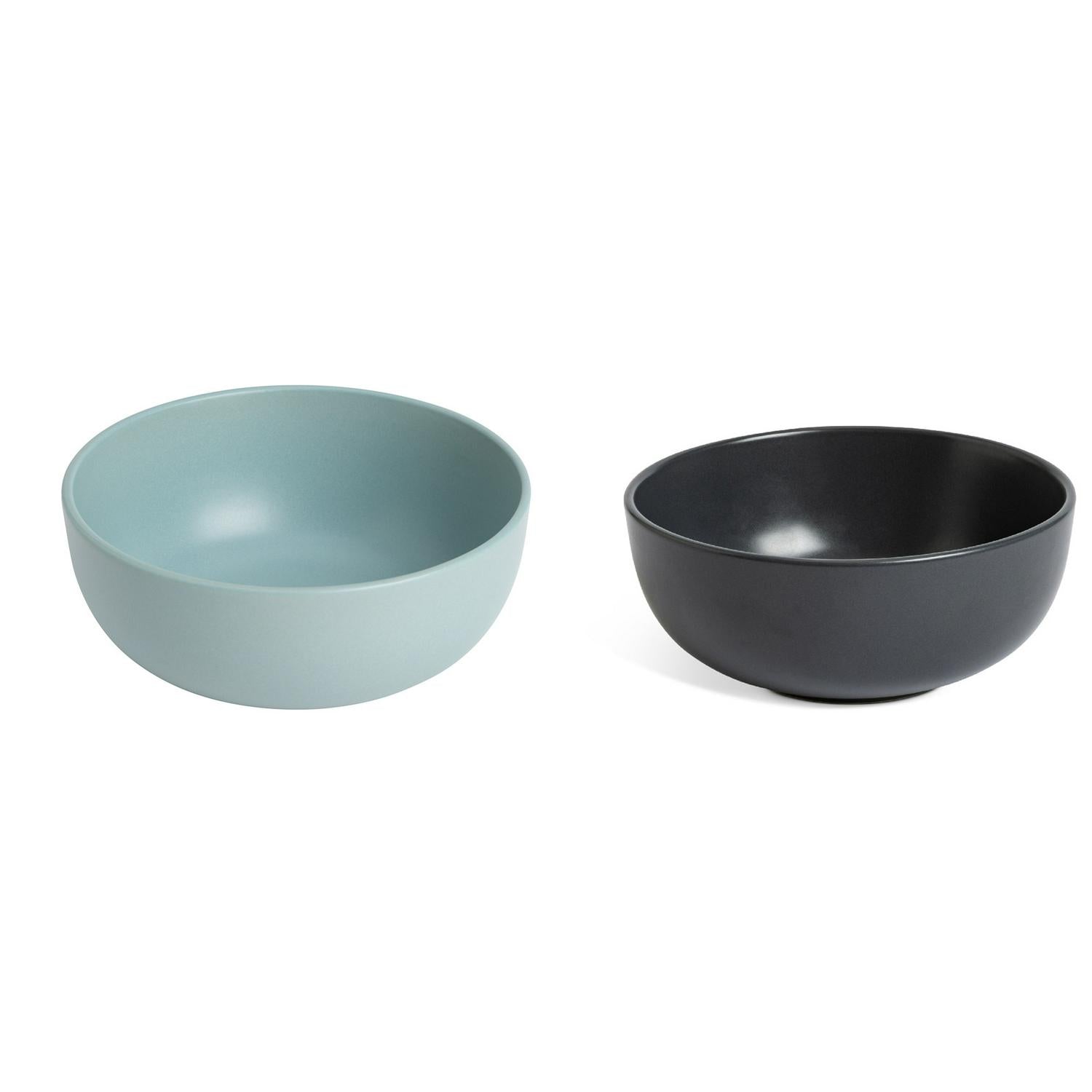 Habitat matte glazed ceramic cereal bowl stoneware material, UK version