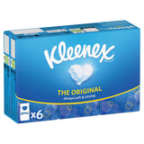 Kleenex Original Soft pocket tissues 6 pack, UK version