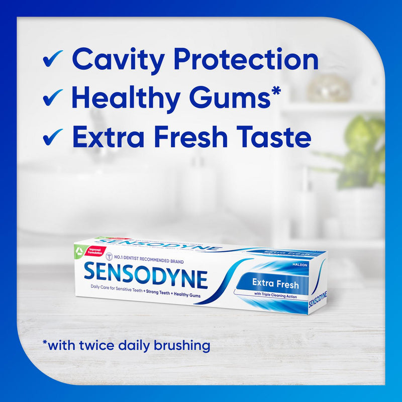 Sensodyne Daily Care Extra Fresh toothpaste 75ml (British brand)