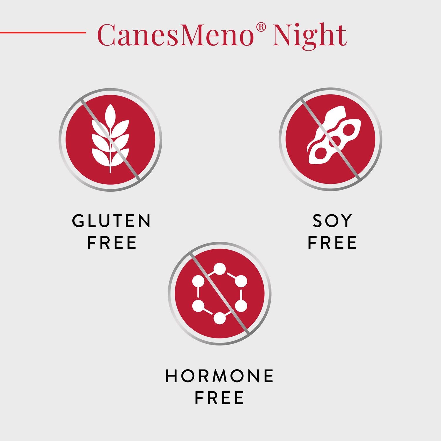 CanesMeno Menopause Support Night Tablets 30 - British product