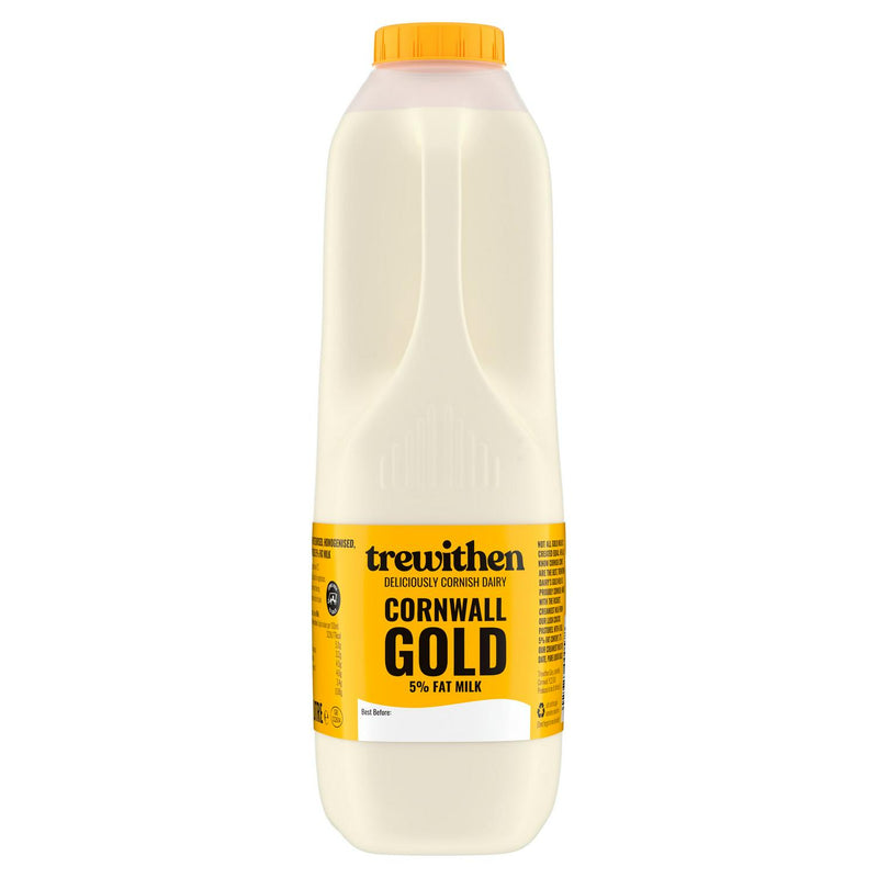 Trewithen Cornwall Gold 5% Fat Milk 1L
