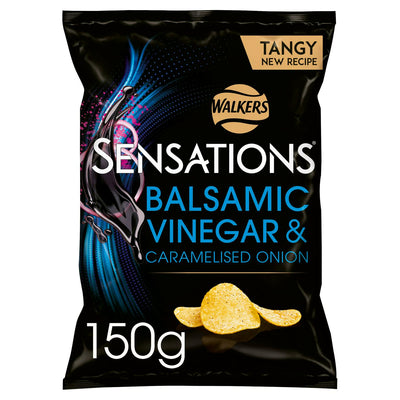 Walkers Sensations Balsamicoeddik & Karamellisert Løk Deling Potetgull 150g