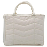 Smash Planet Beige Chevron Lunch Bag