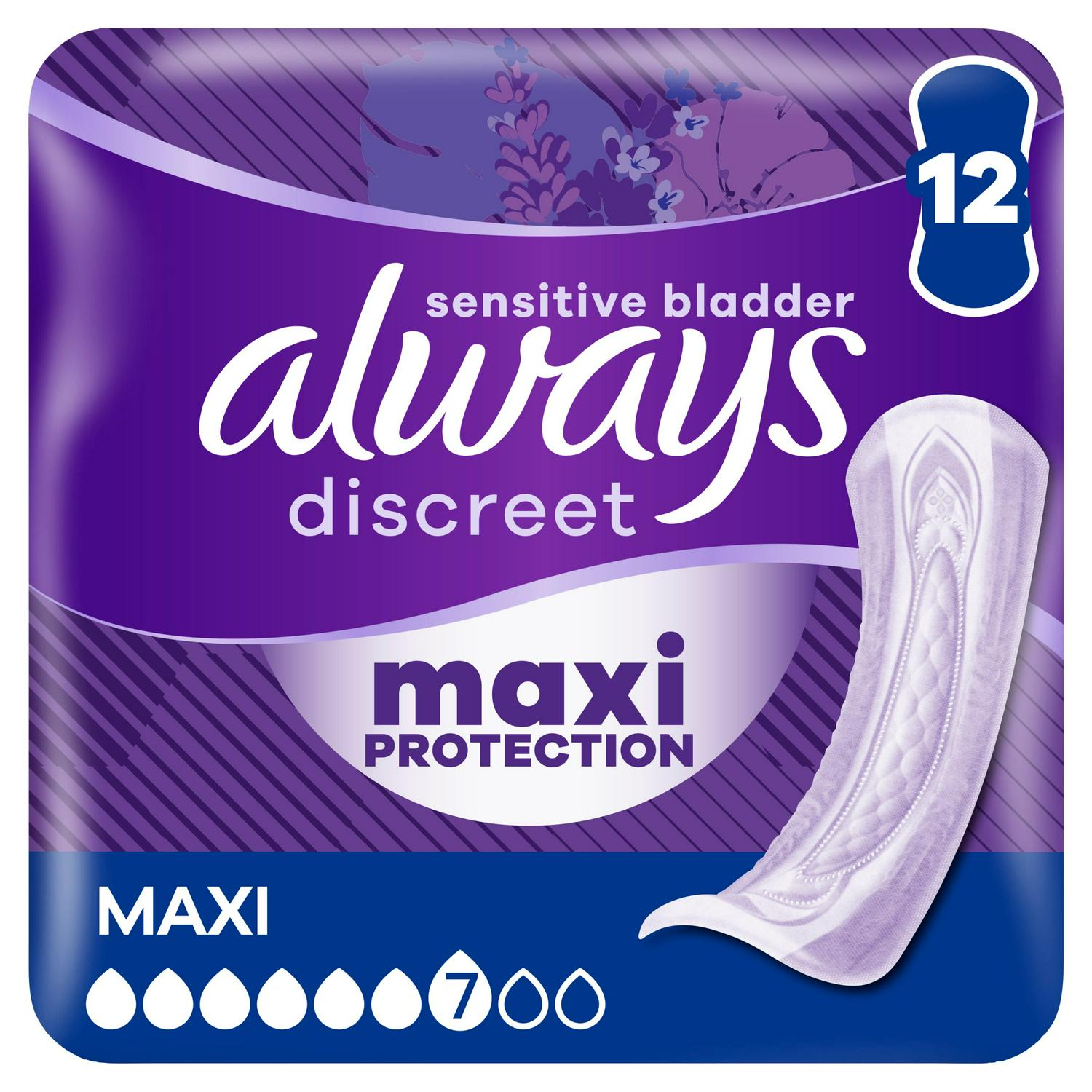 Always Discreet Incontinence Pads Ultimate Day x12 - British product