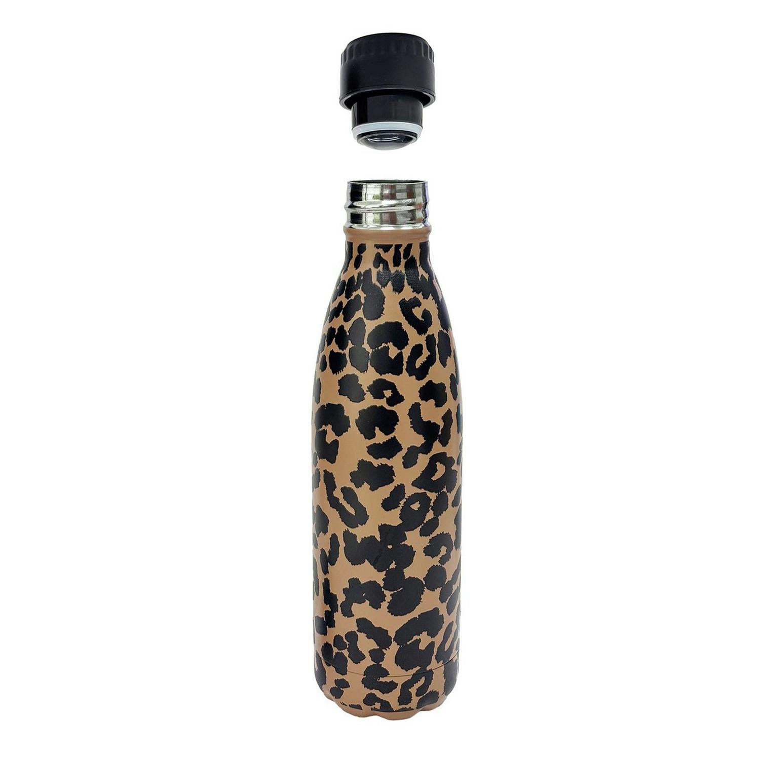 Sainsbury's Home Leopard Stainless Steel Bottle - 500ml