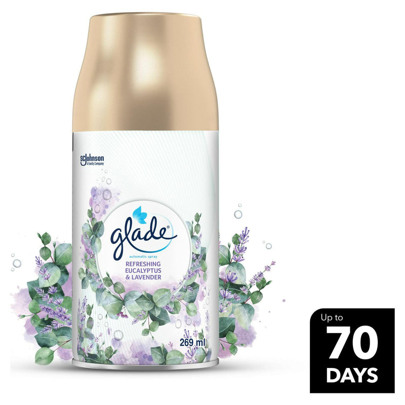 Glade Automatic Spray Air Freshener Refill Eucalyptus & Lavender 269ml