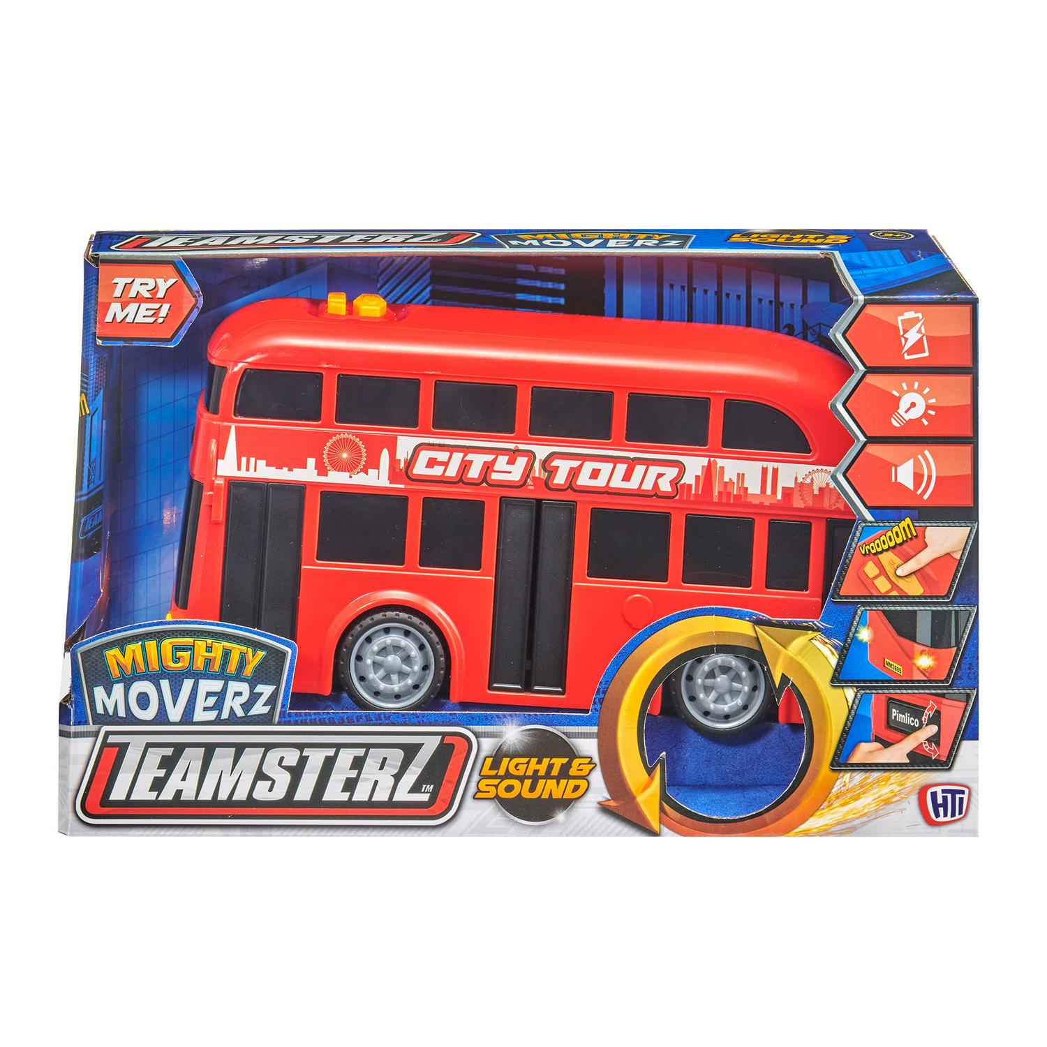 Teamsterz city bus toy with lights and sounds 27cm length (British brand)