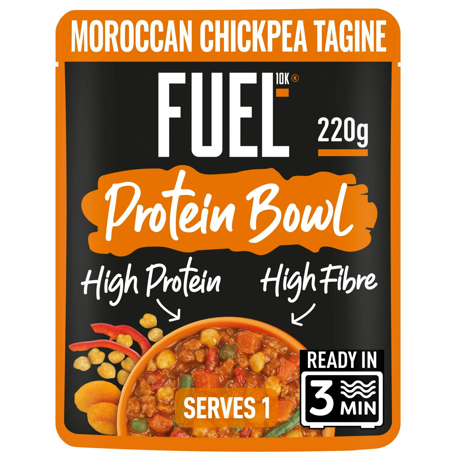 High Protein Moroccan Chickpea Tagine Microwave Ready Meal 220g