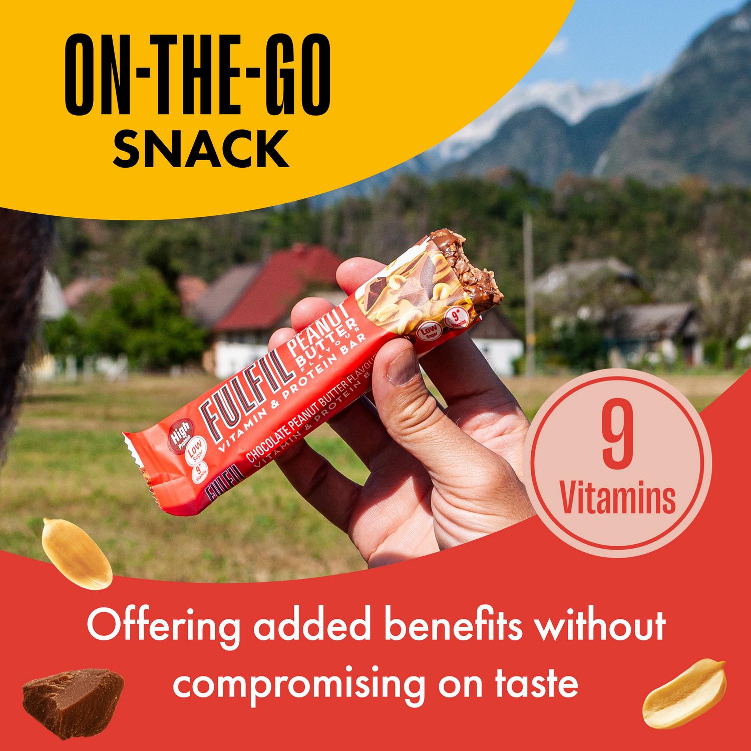 Fulfil Protein Bar Chocolate Peanut Butter 55g - British product