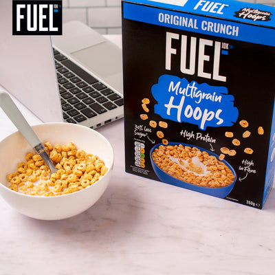 FUEL10K Original Multigrain Hoops Proteinreiches Frühstücksmüsli 350g