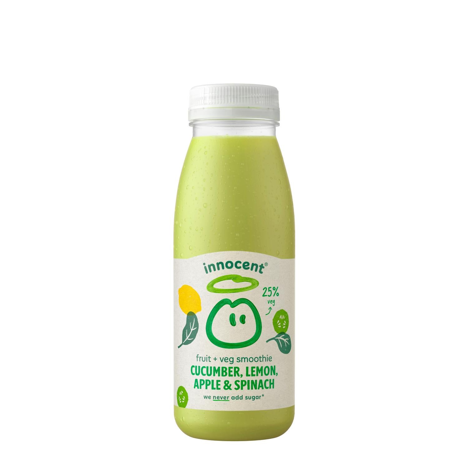 Innocent Cucumber Lemon Apple Spinach Smoothie 250ml, UK version