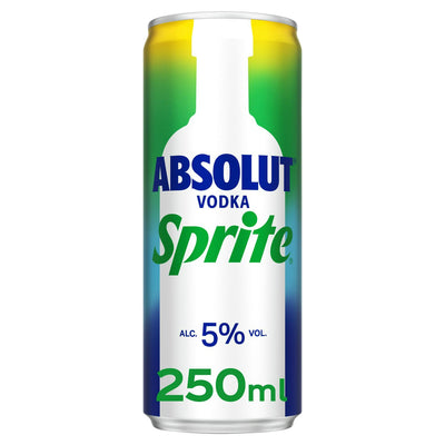 Absolut Vodka Sprite Klar til å drikke-cocktail 250ml