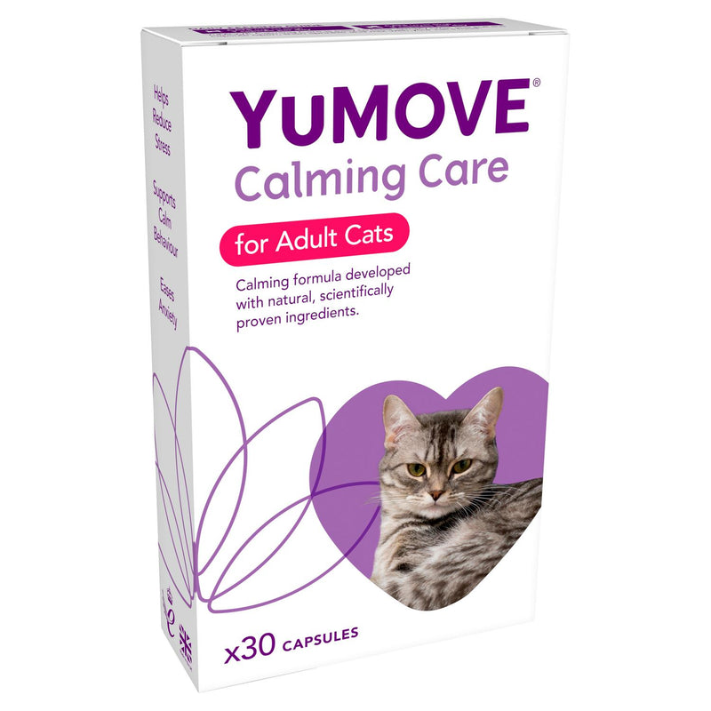 YuMove Calming Care for adult cats 30 capsules (British brand)