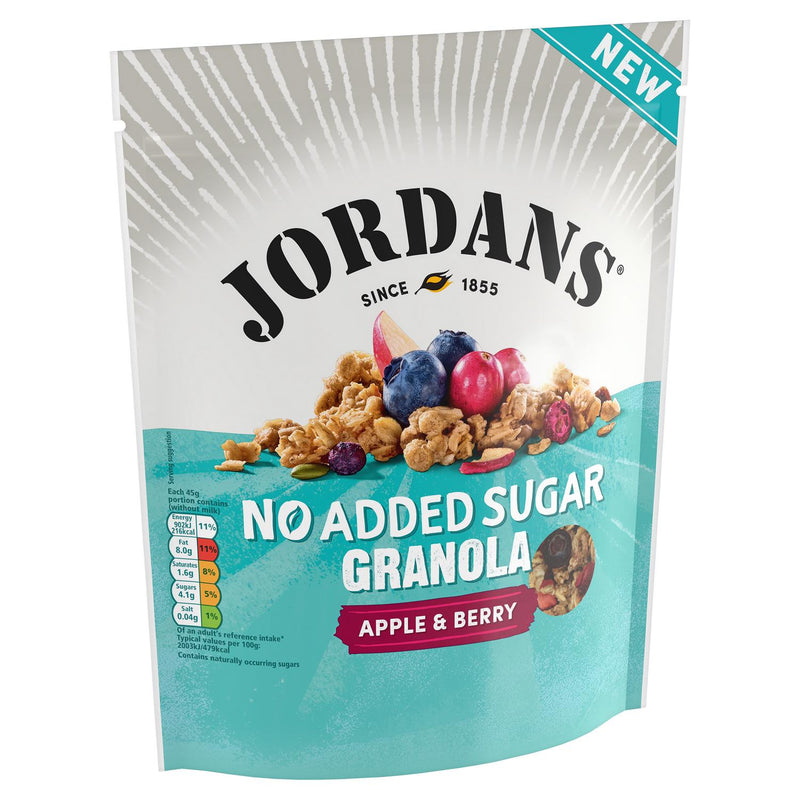 Jordans No Added Sugar Apple & Berry Granola Breakfast Cereal 425g