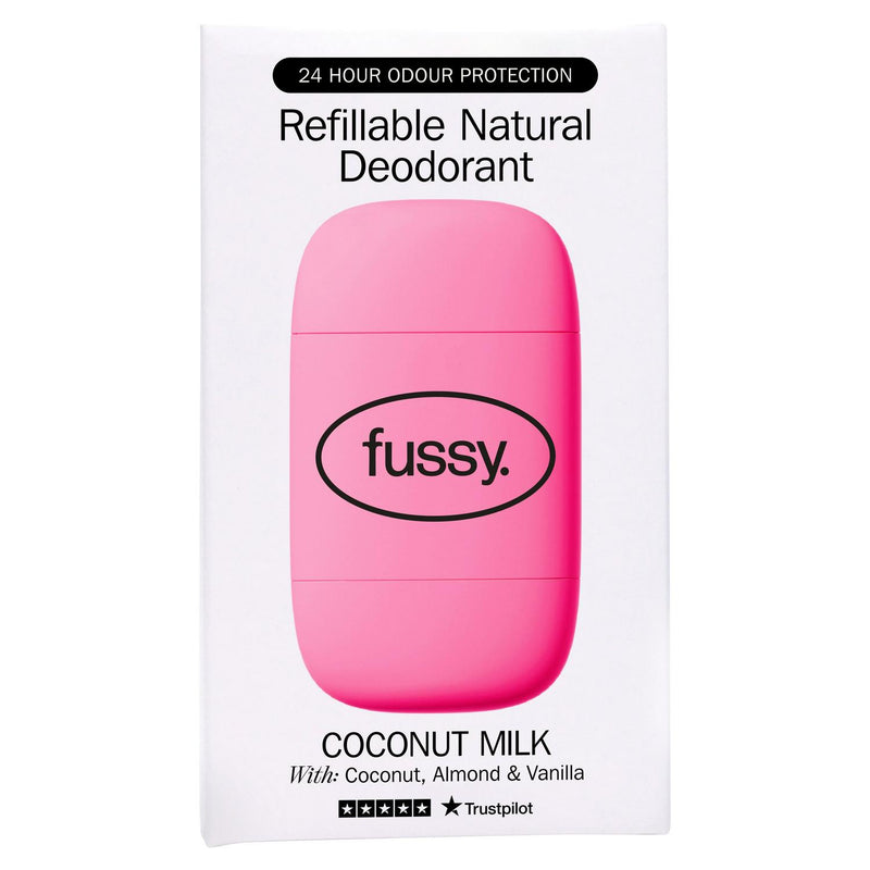Fussy Refillable Natural Deodorant Coconut Milk 40g - British product