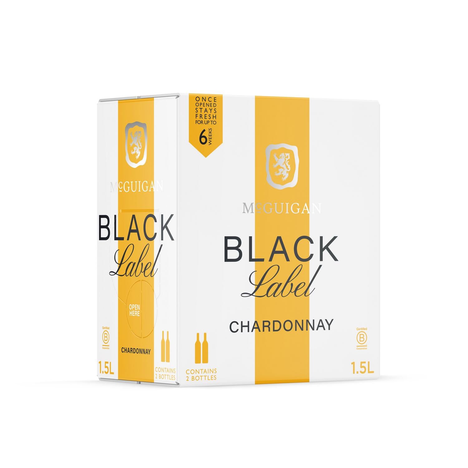 McGuigan Black Label Chardonnay 1.5L imported from Australia