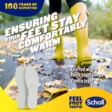 Scholl Warm Feet Insoles 1 Pair Full Length (British brand)