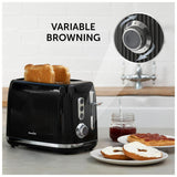 Breville Bold 2 Slice Toaster Black - British product