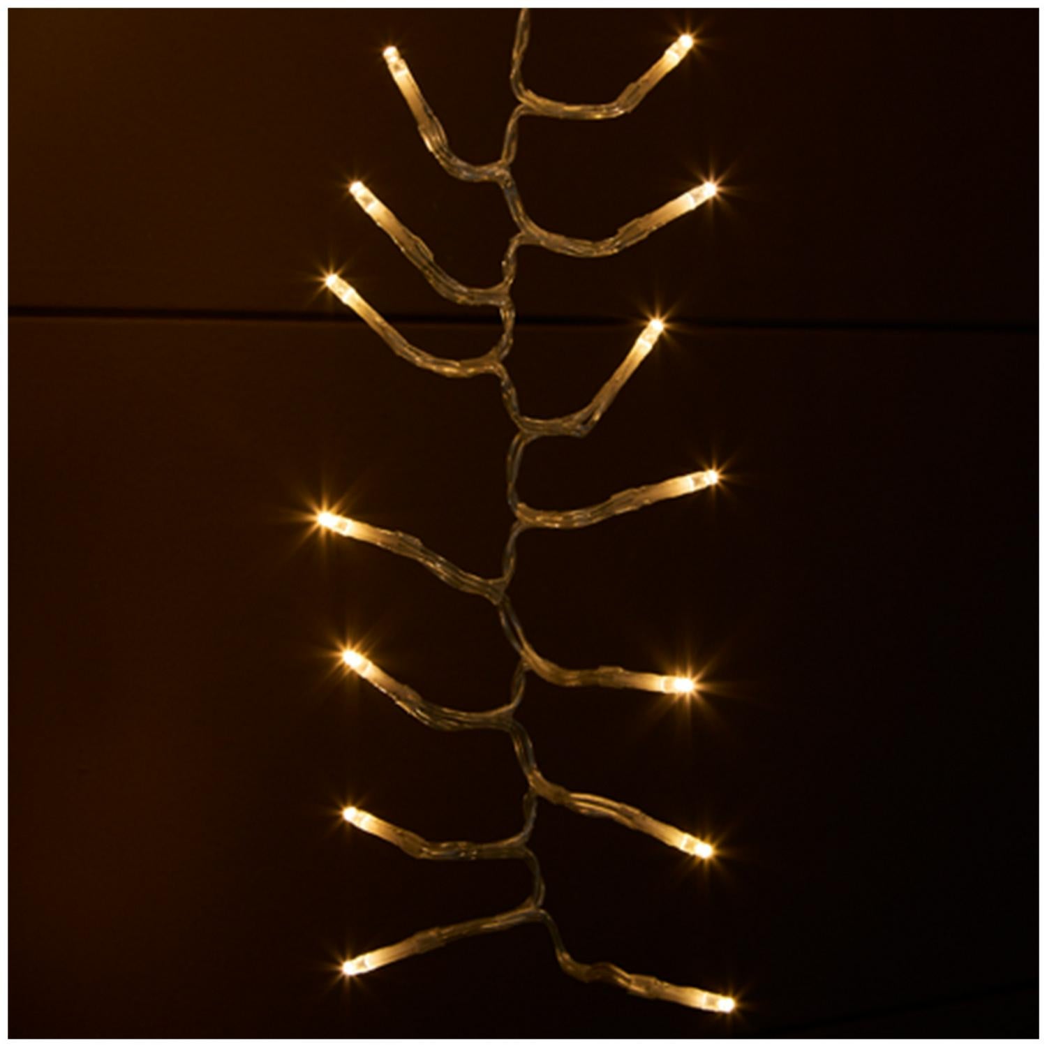 Habitat 390 warm white LED Christmas tree light string, UK version