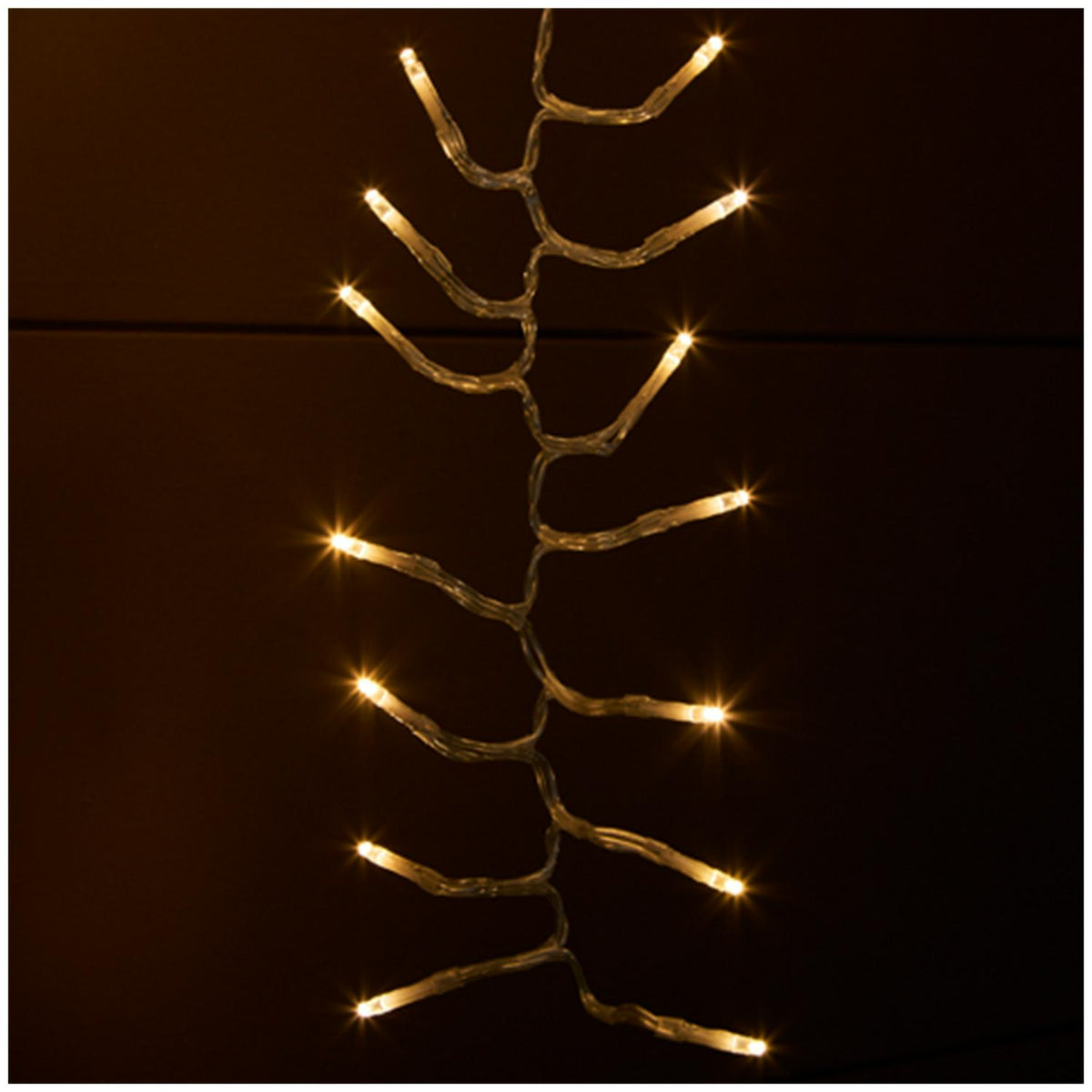 Habitat 390 warm white LED Christmas tree light string, UK version