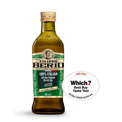 100% italienisches natives Olivenöl extra 500ml mit Grünem Olivenaroma