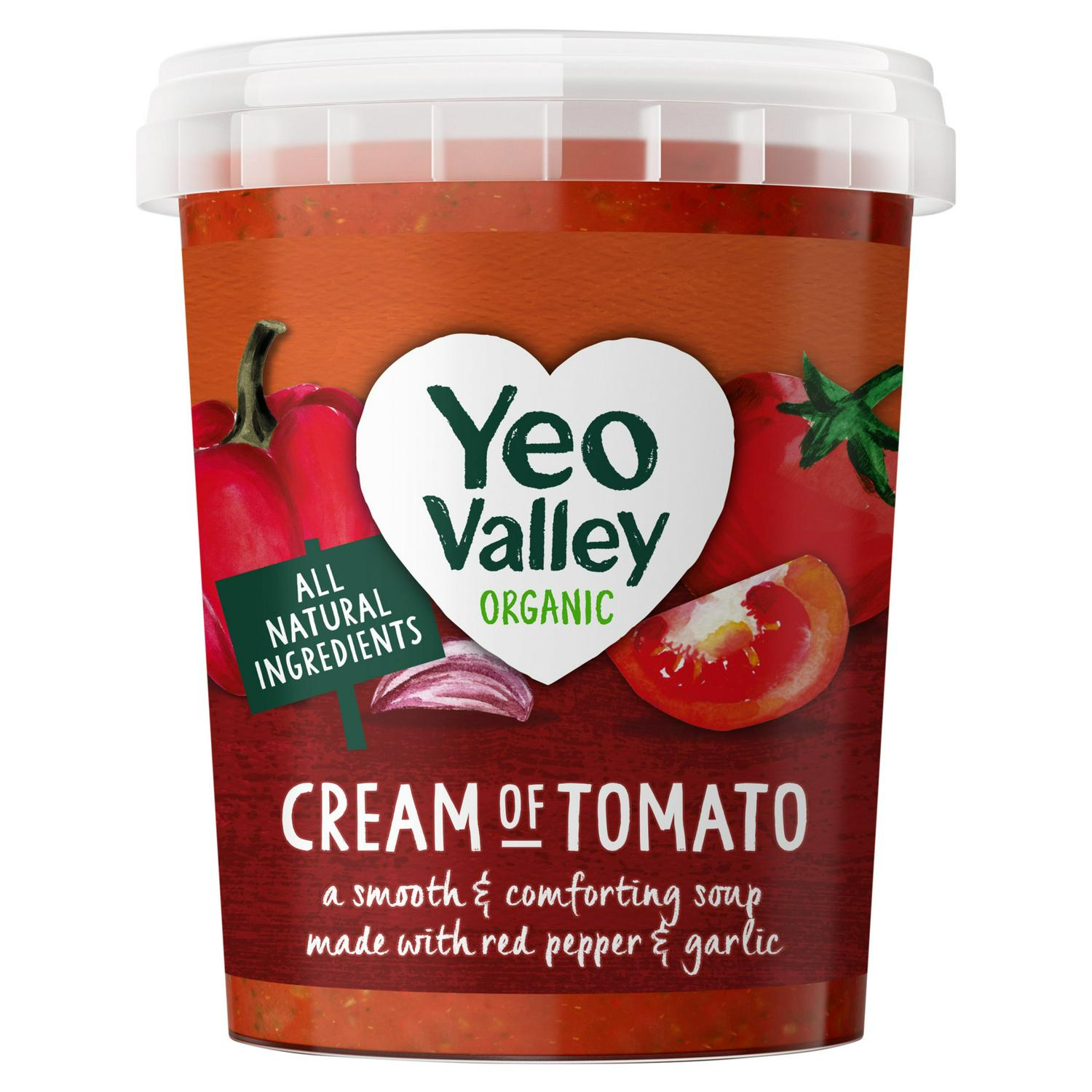 Organic Cream of Tomato and Red Pepper Soup 400g