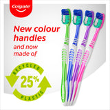 Colgate Extra Clean Medium Toothbrush x3