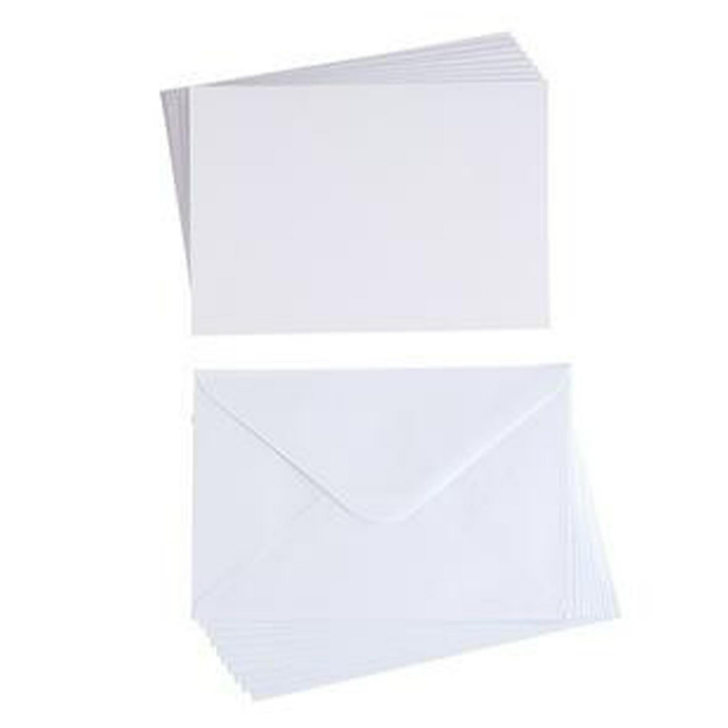 Get Creative blank white cards A6 envelopes, UK version