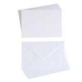Get Creative blank white cards A6 envelopes, UK version