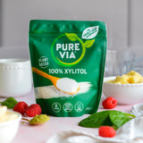 Pure Via Xylitol sweetener 225g, imported from the UK