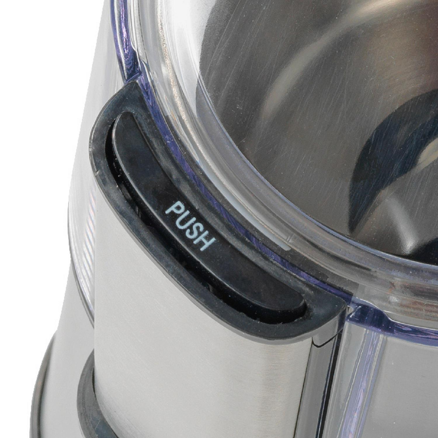 Cookworks Coffee and Herb Grinder Stainless Steel 60g Capacity - British product