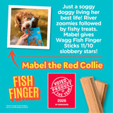 Wagg Fish Fingers Sticks Dog Treats 130g (British brand)