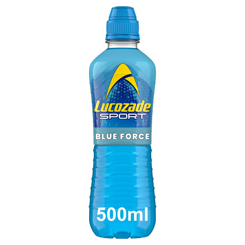 Lucozade Sport Drink Blue Force 500ml, UK version