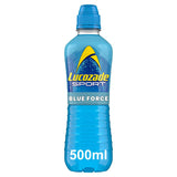Lucozade Sport Drink Blue Force 500ml, UK version